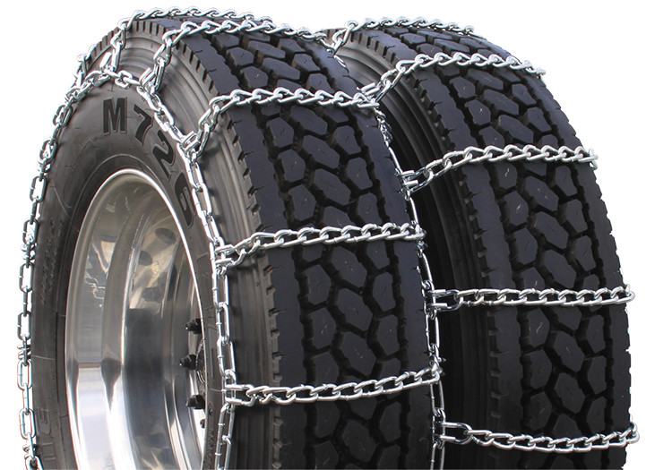 Le double anti dérapage enchaîne toutes les chaînes pour pneumatiques en acier de camion de construction pour le service de route