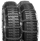 V doubles chaînes pour pneumatiques en caoutchouc de barre, chaînes de câble de pneu pour des pneus de camion